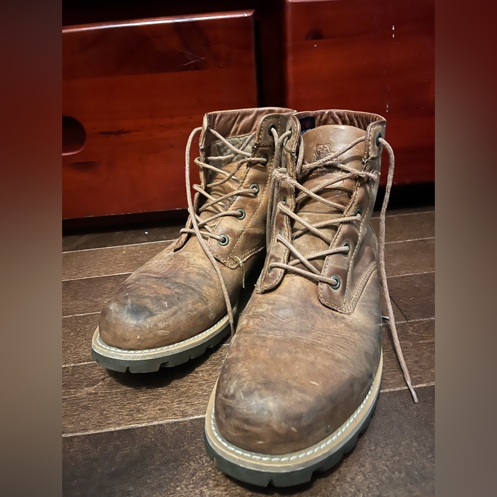 KODIAK Men's Brown Leather Boots by Kodiak size 10.5 - Picture 3 of 8